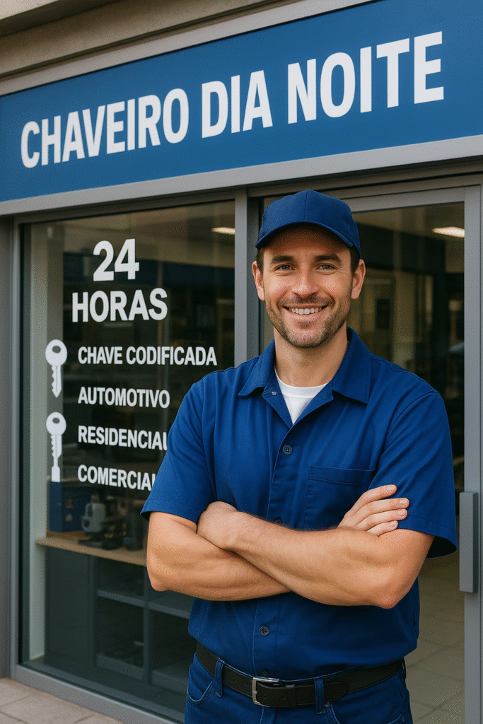 Chaveiro Dia e Noite no Bairro